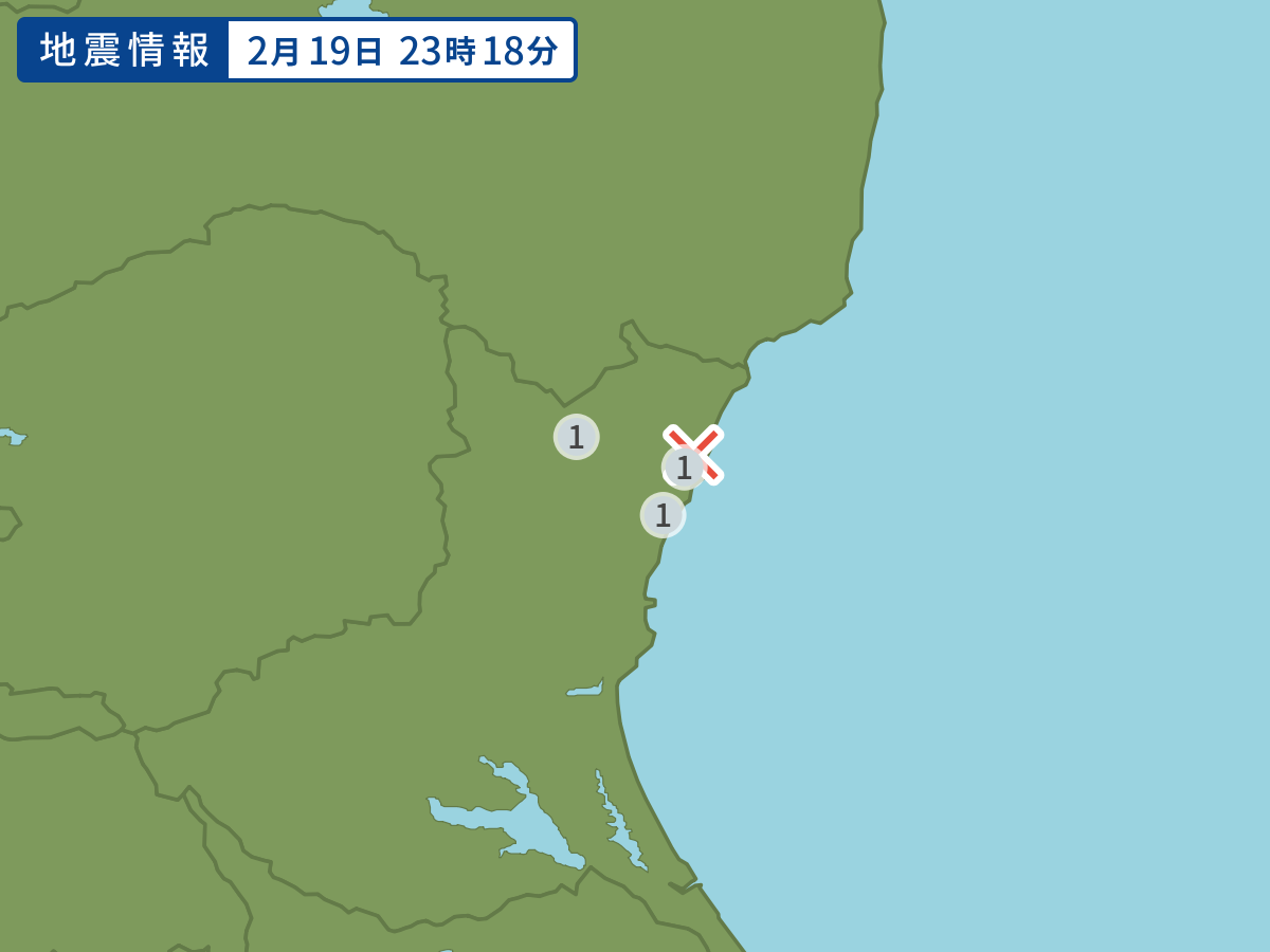 全地点の震度