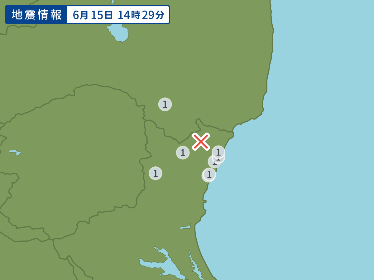 全地点の震度