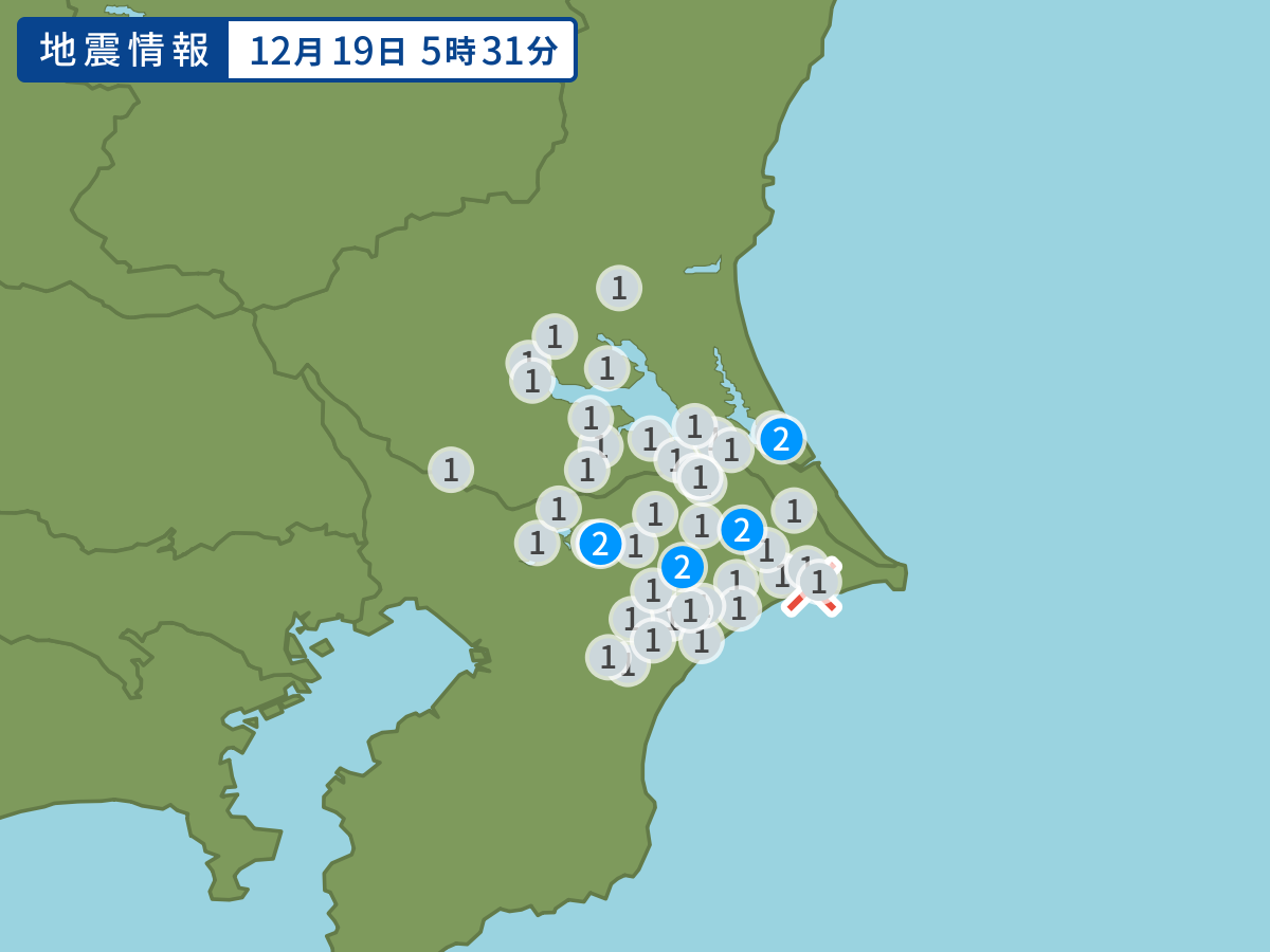 全地点の震度