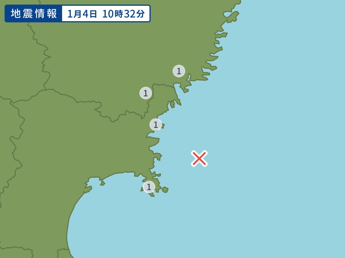 全地点の震度