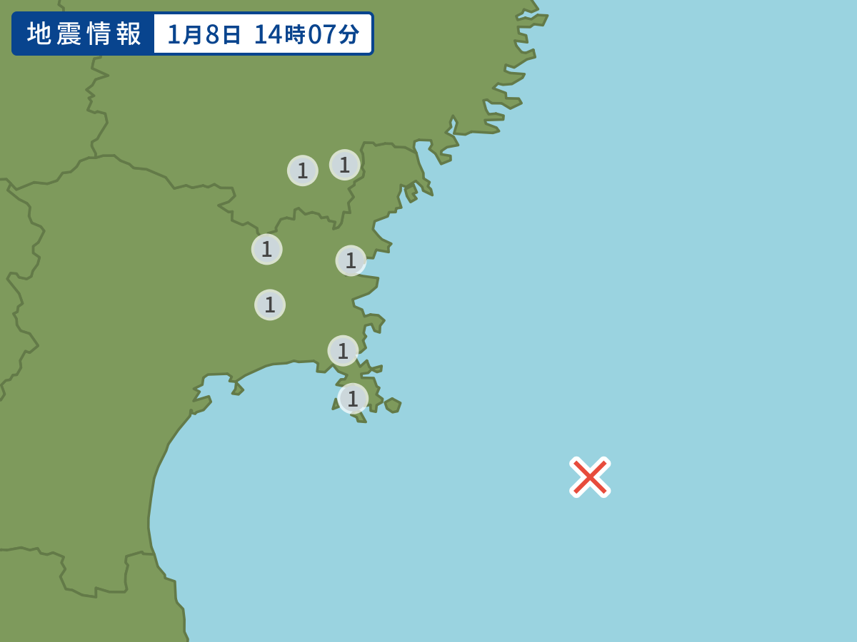 全地点の震度