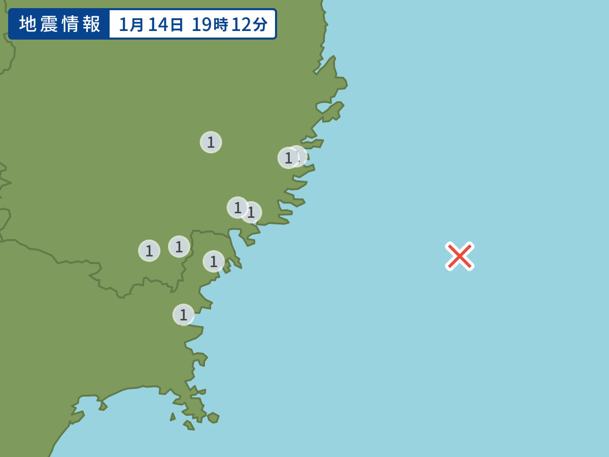 全地点の震度