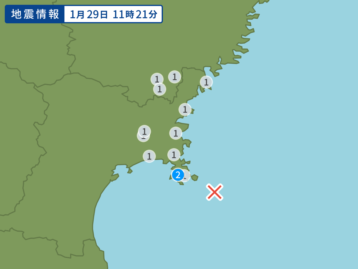 全地点の震度