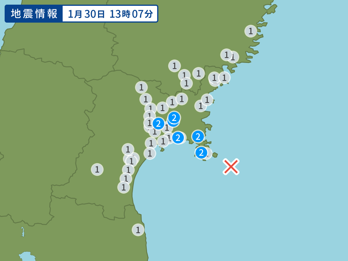 全地点の震度