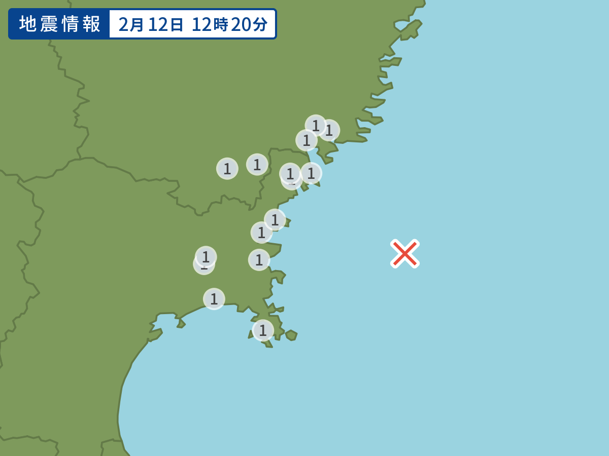 全地点の震度