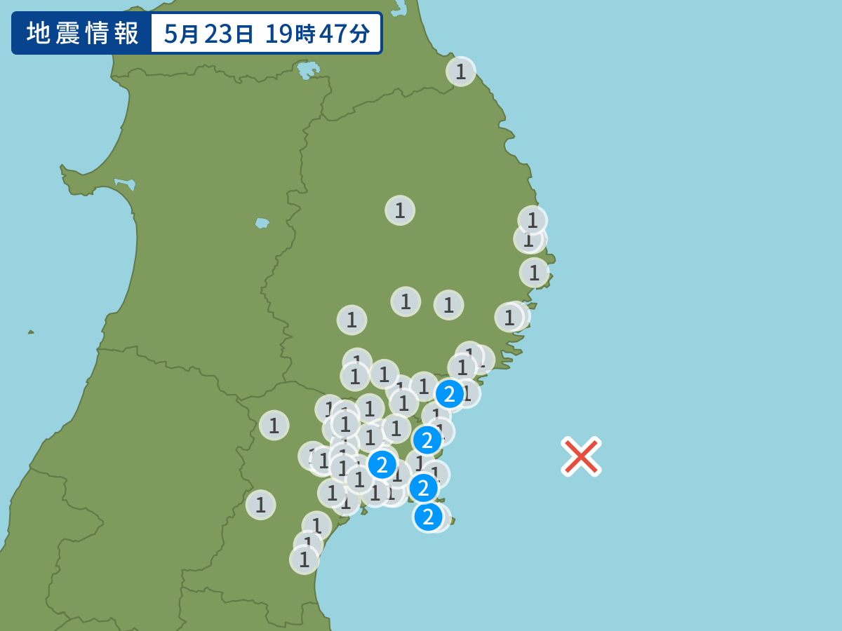 全地点の震度