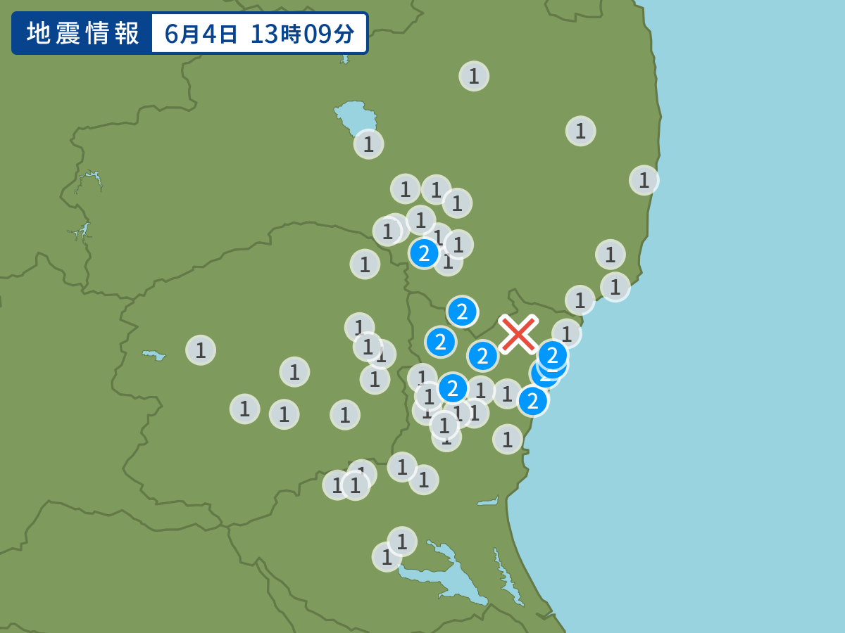 全地点の震度