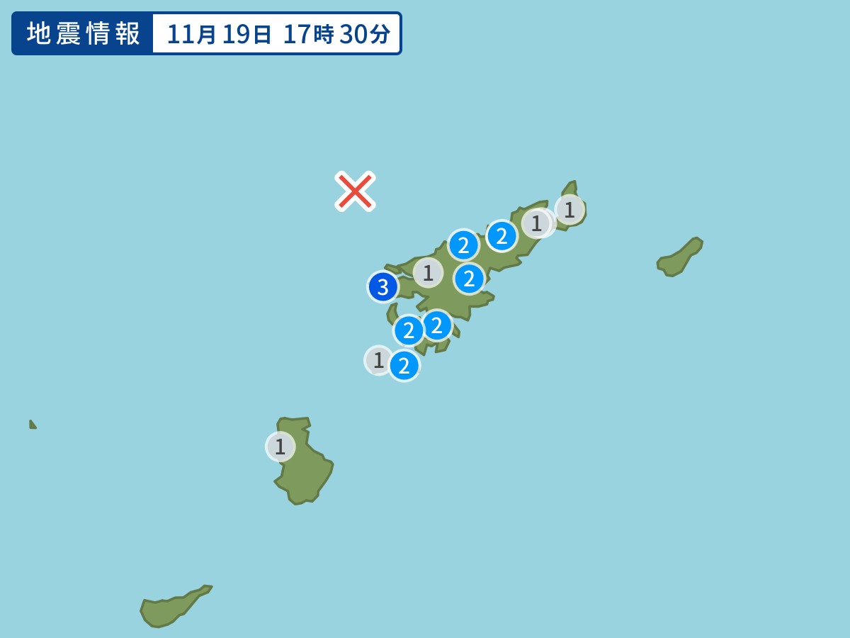 全地点の震度