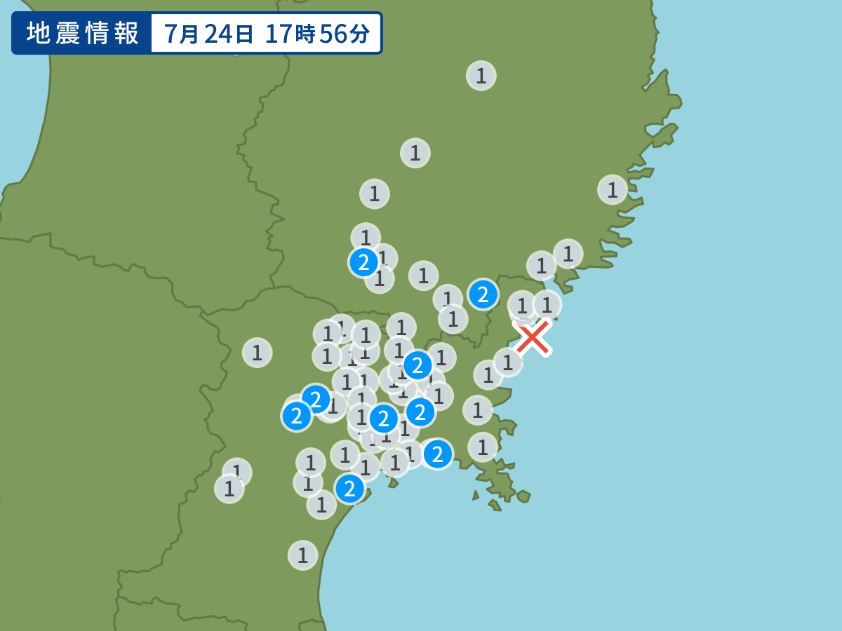 全地点の震度