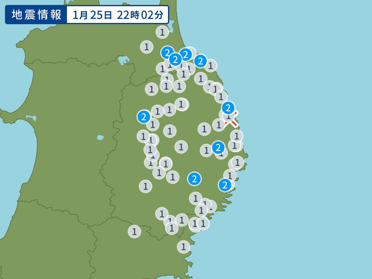 全地点の震度