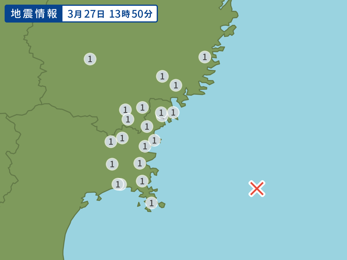 全地点の震度