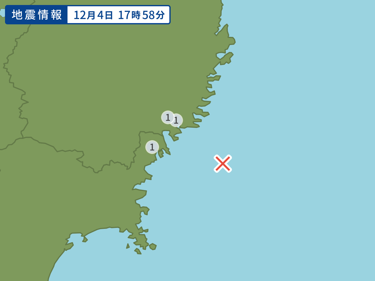 全地点の震度