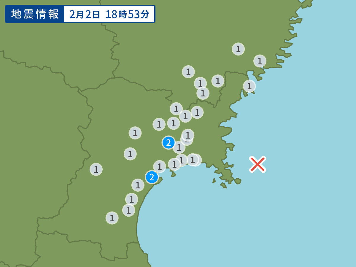 全地点の震度