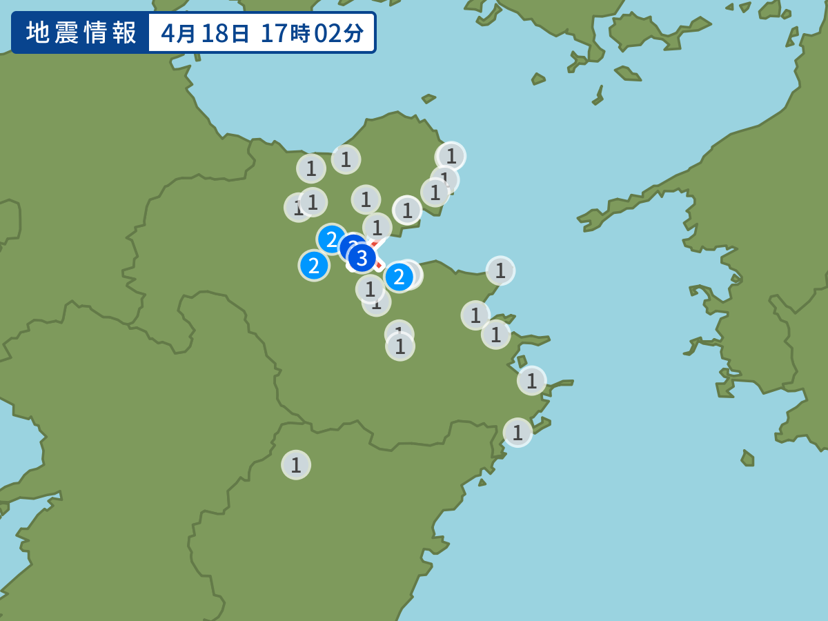 全地点の震度