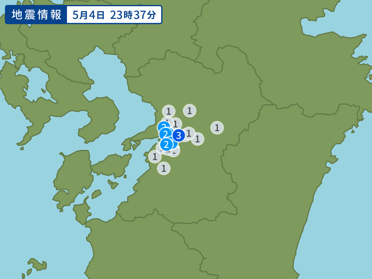 全地点の震度