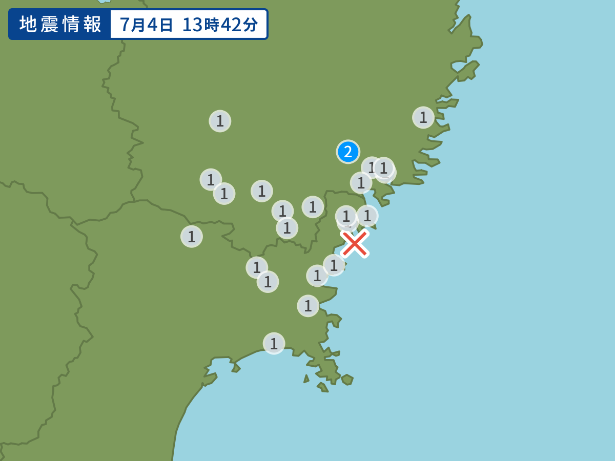 全地点の震度