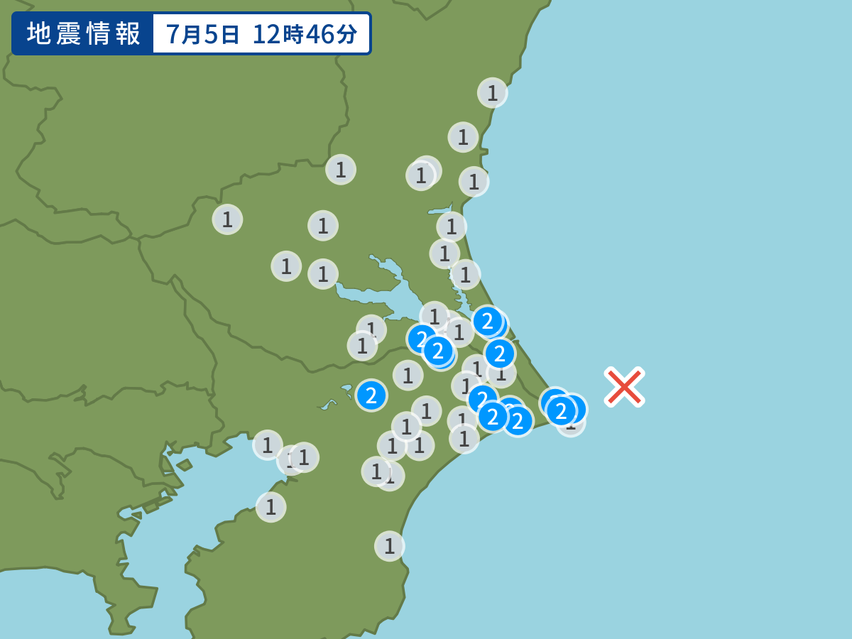 全地点の震度