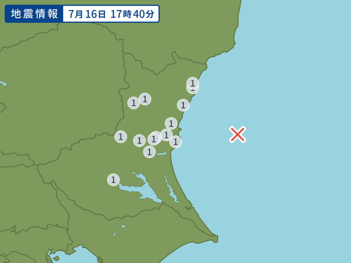 全地点の震度