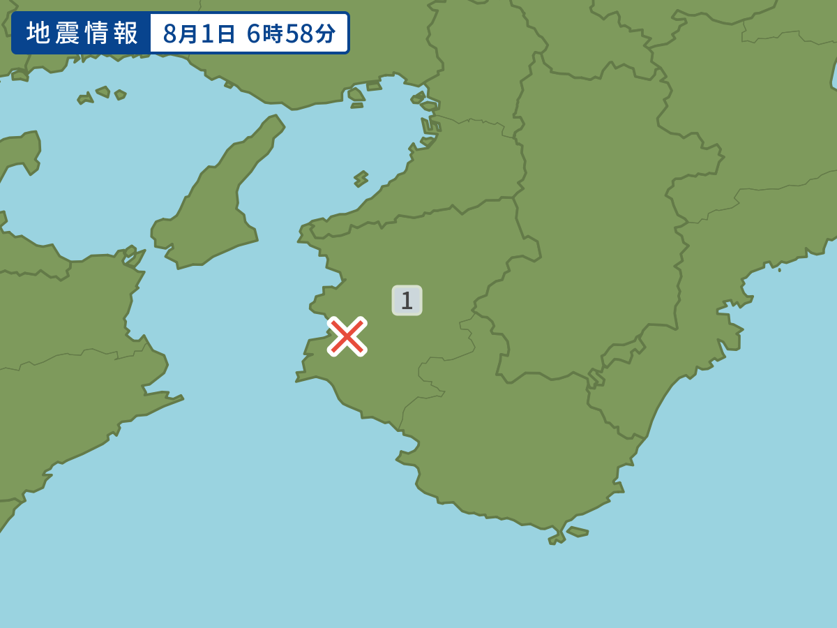 各地域の震度