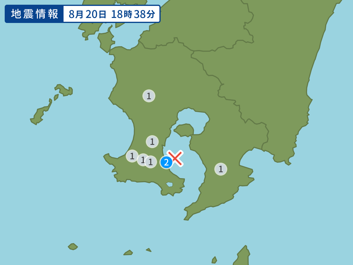 全地点の震度