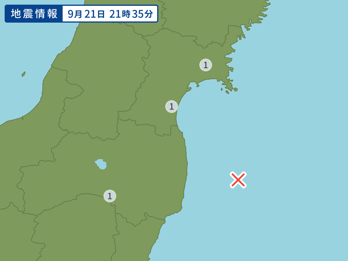 全地点の震度