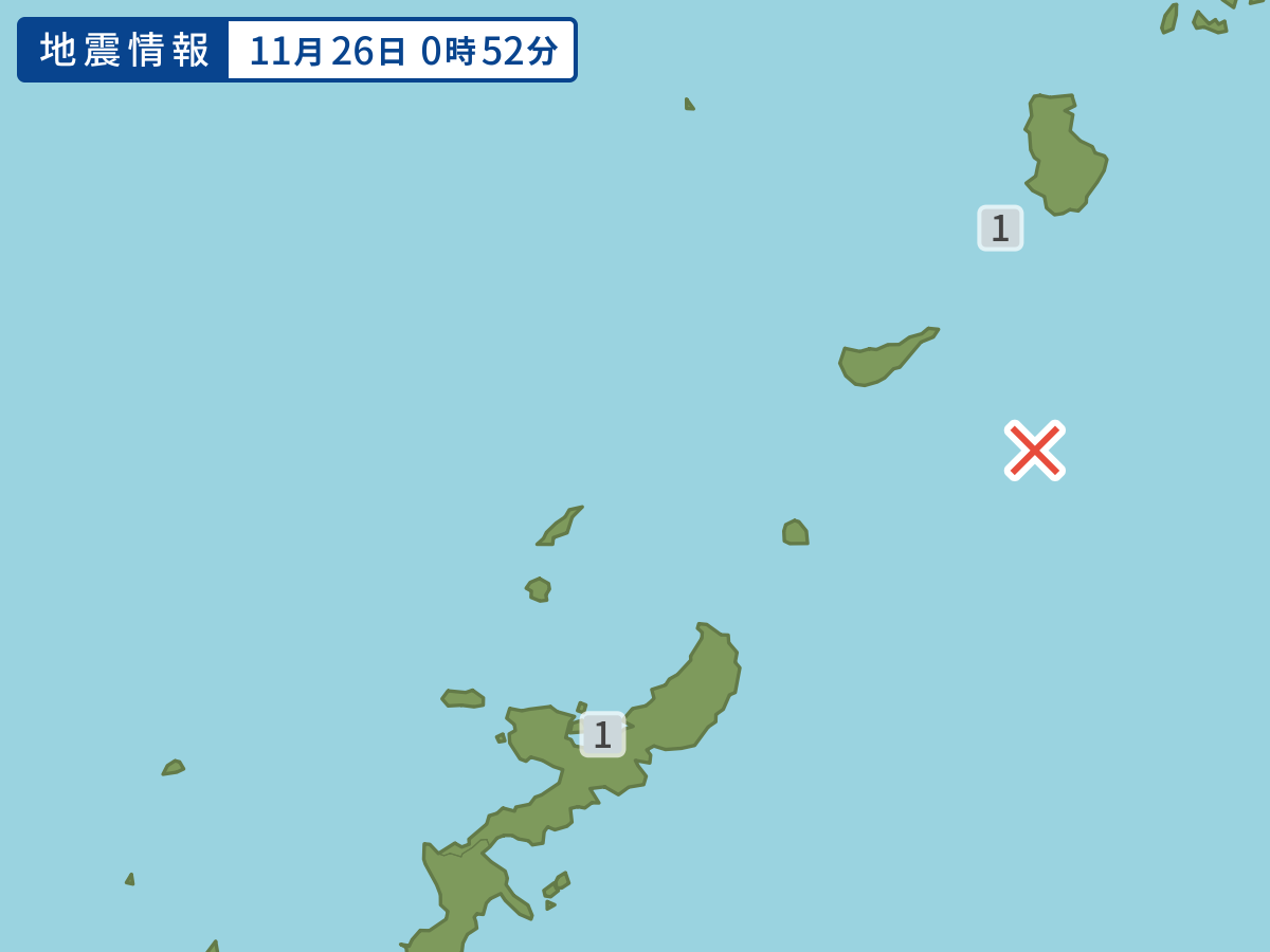 各地域の震度