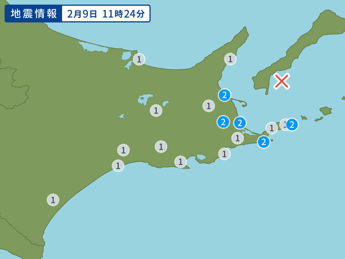 全地点の震度