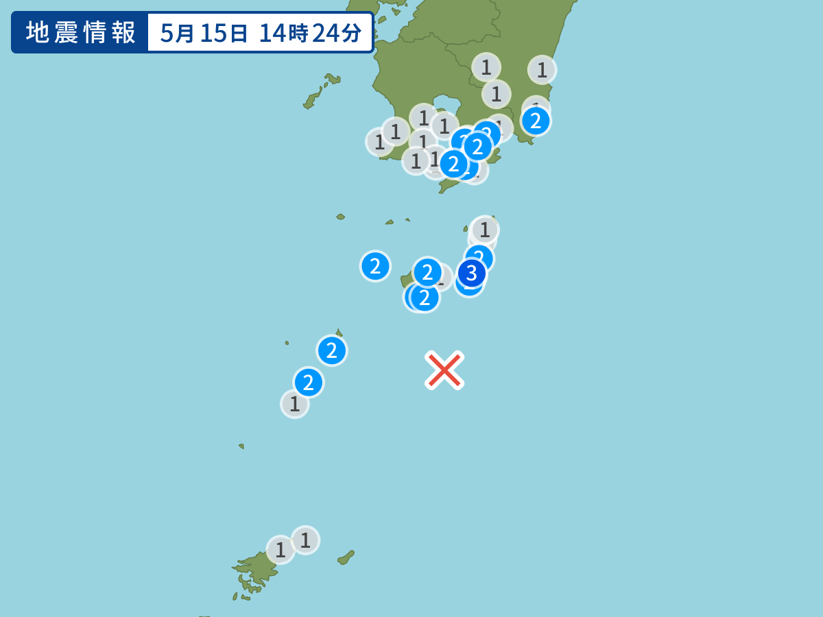 全地点の震度