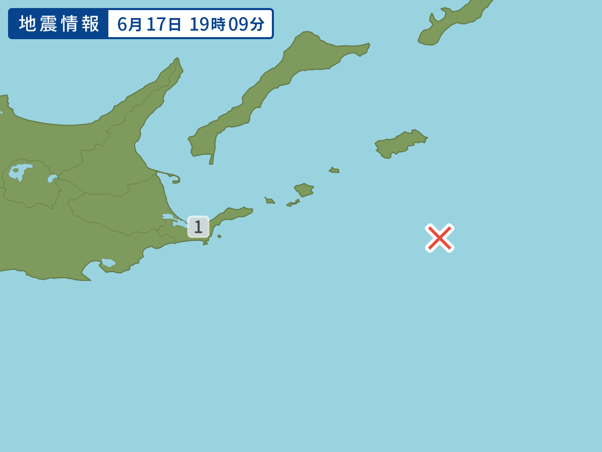 各地域の震度