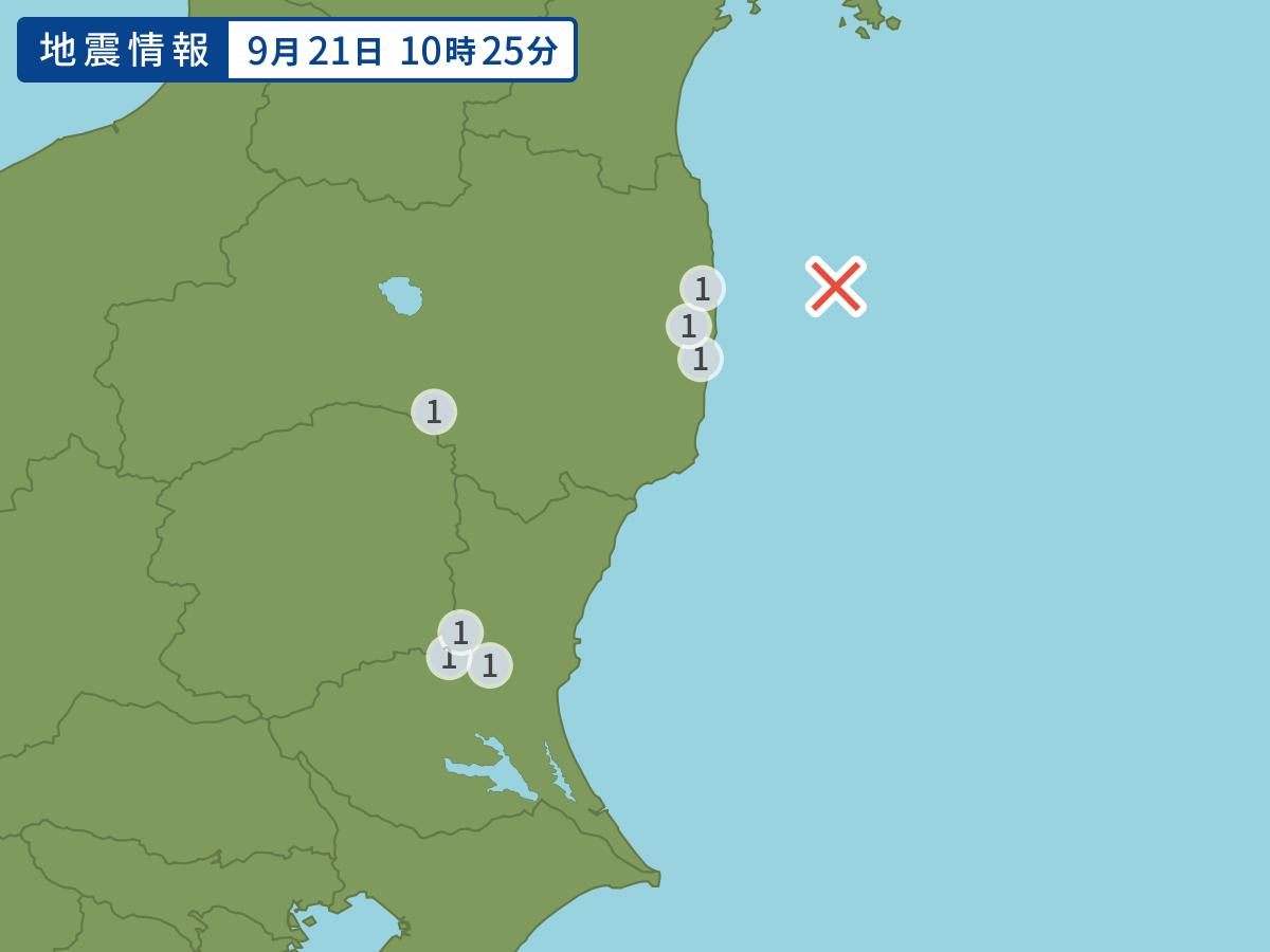 全地点の震度