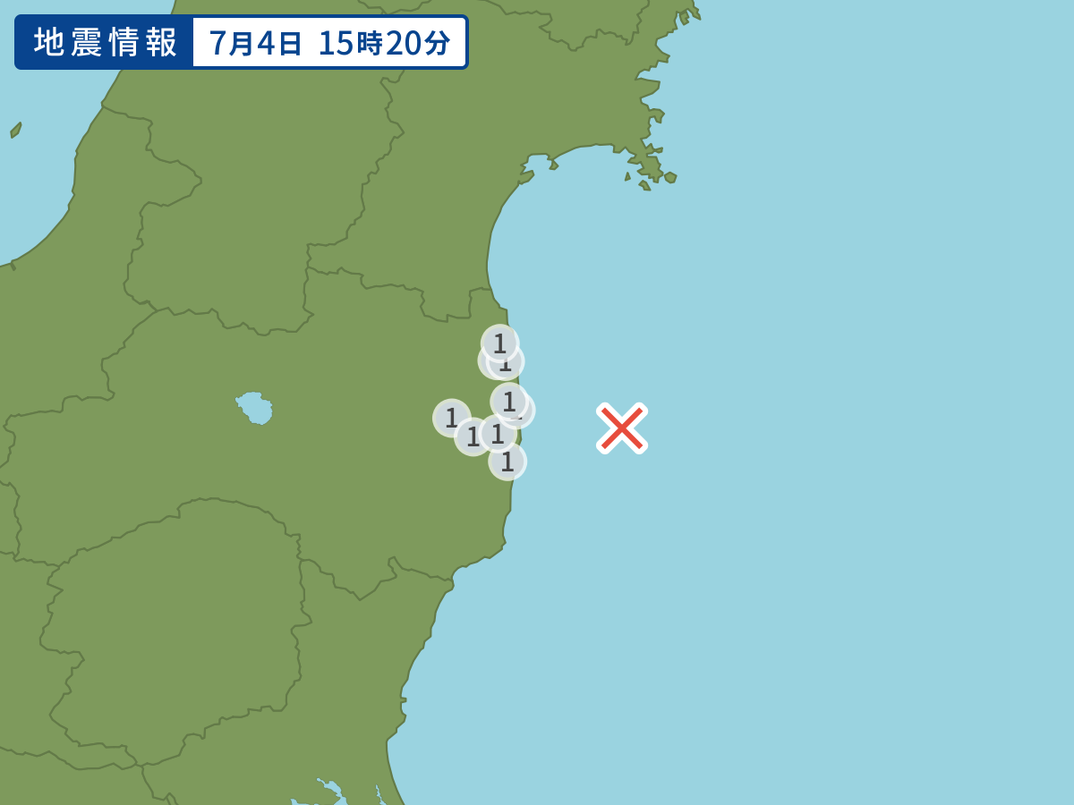 全地点の震度