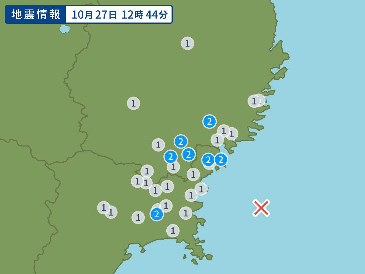 全地点の震度