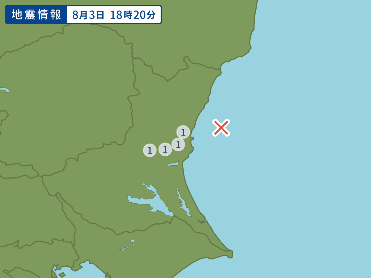 全地点の震度