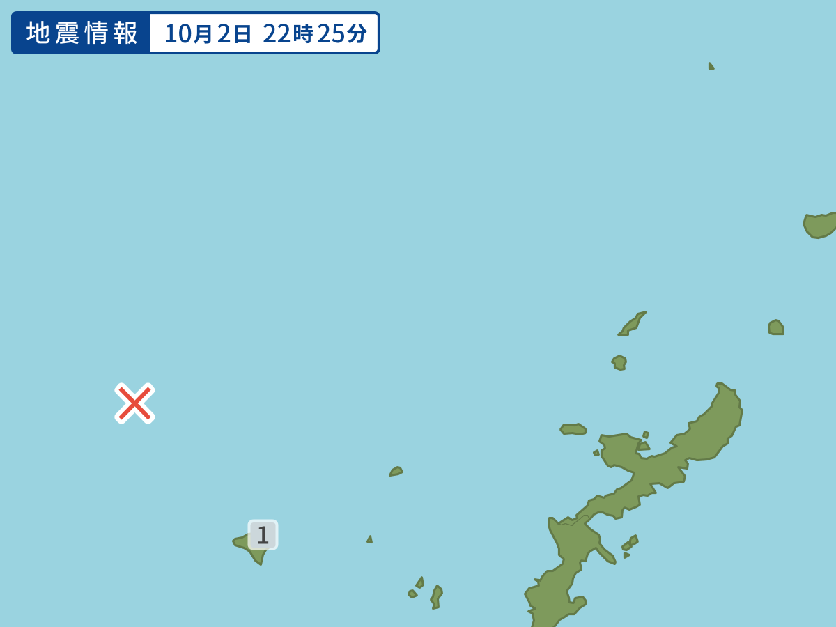 各地域の震度