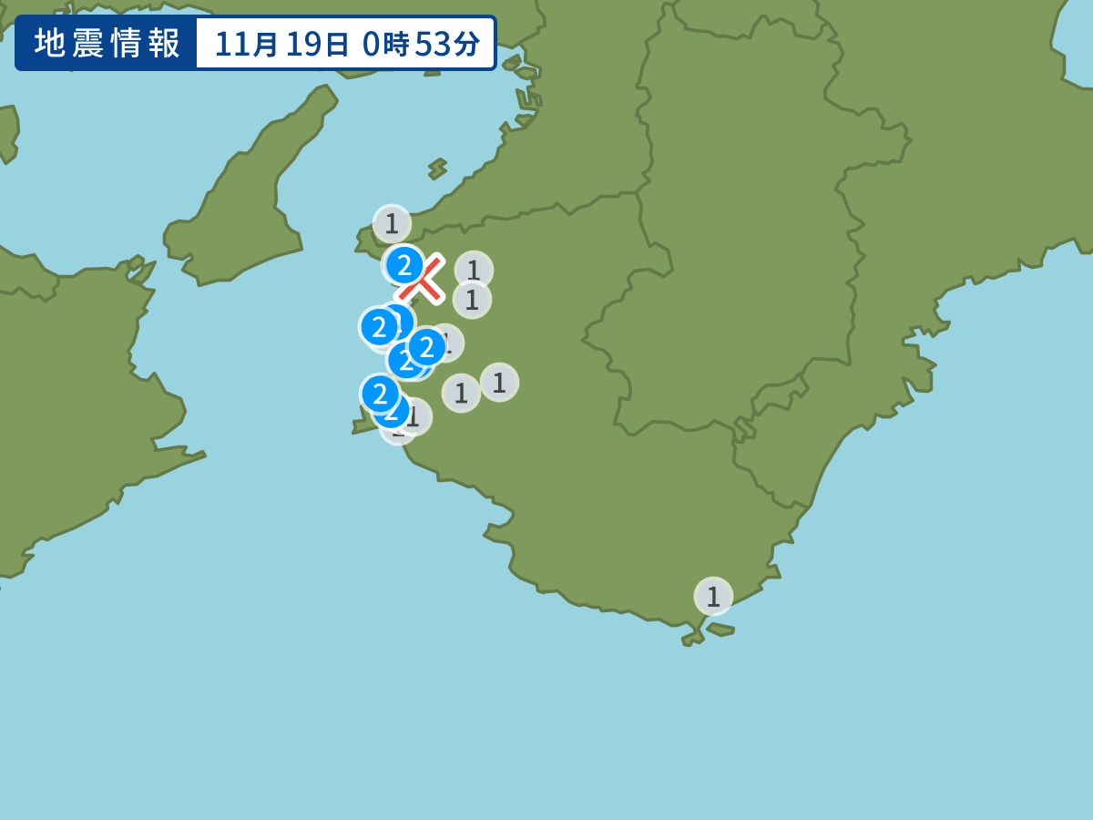 全地点の震度