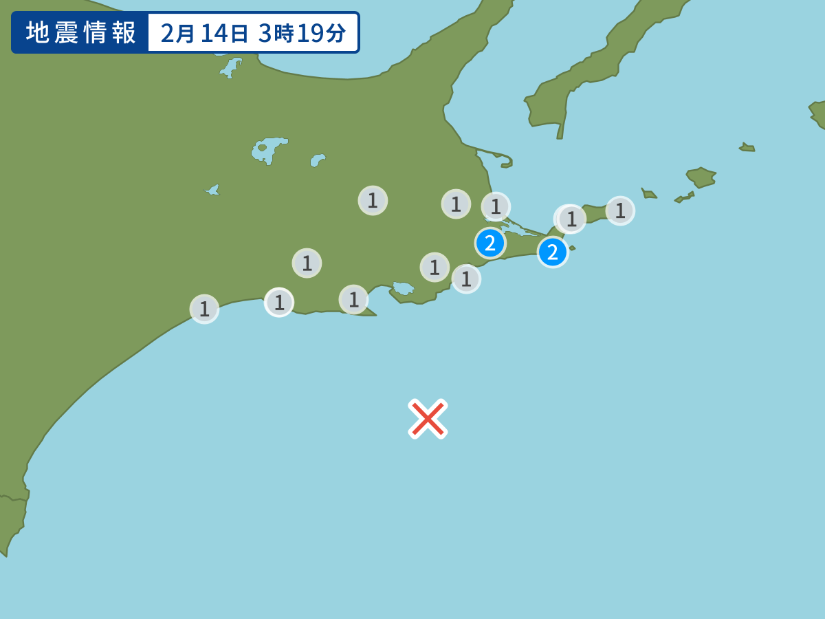 全地点の震度