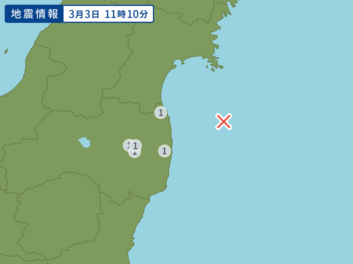 全地点の震度