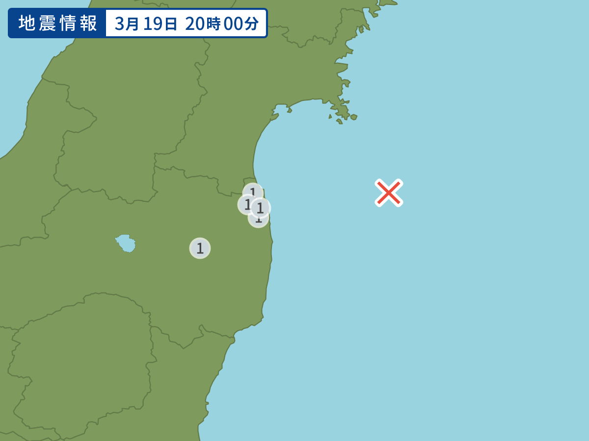 全地点の震度