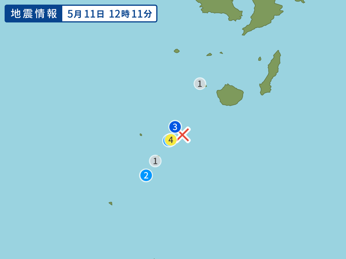 全地点の震度