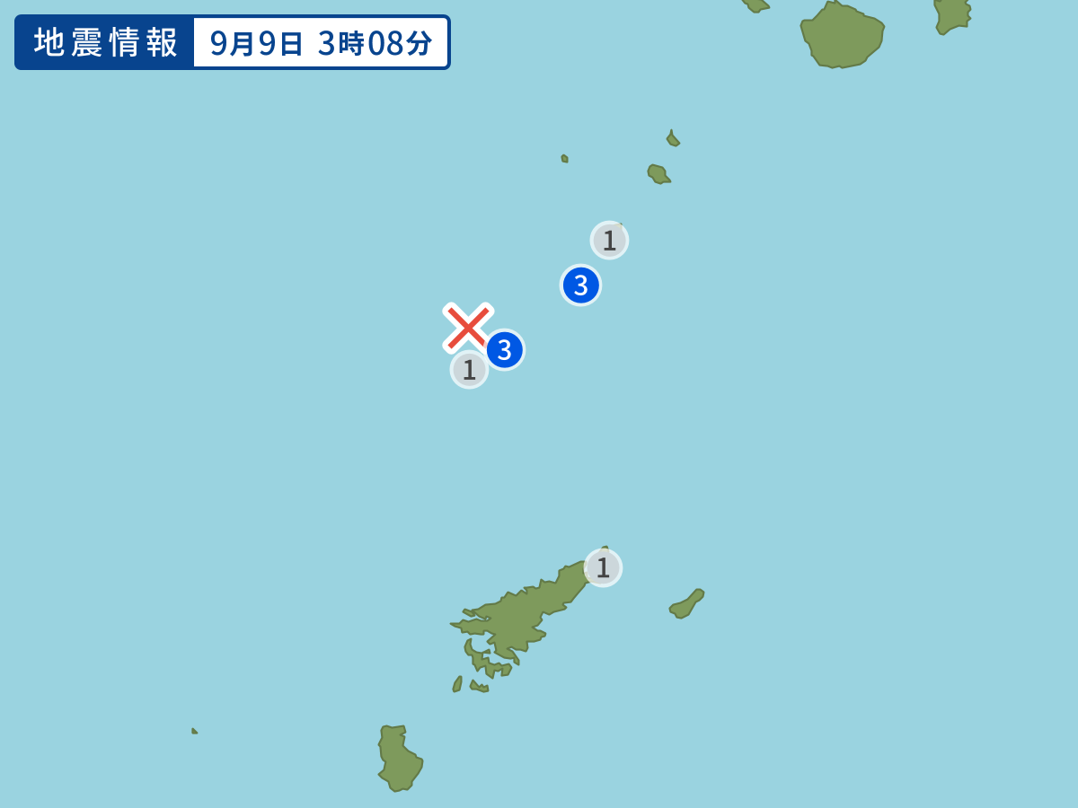 全地点の震度