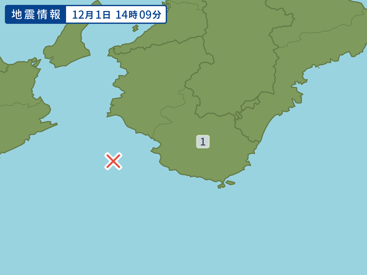 各地域の震度