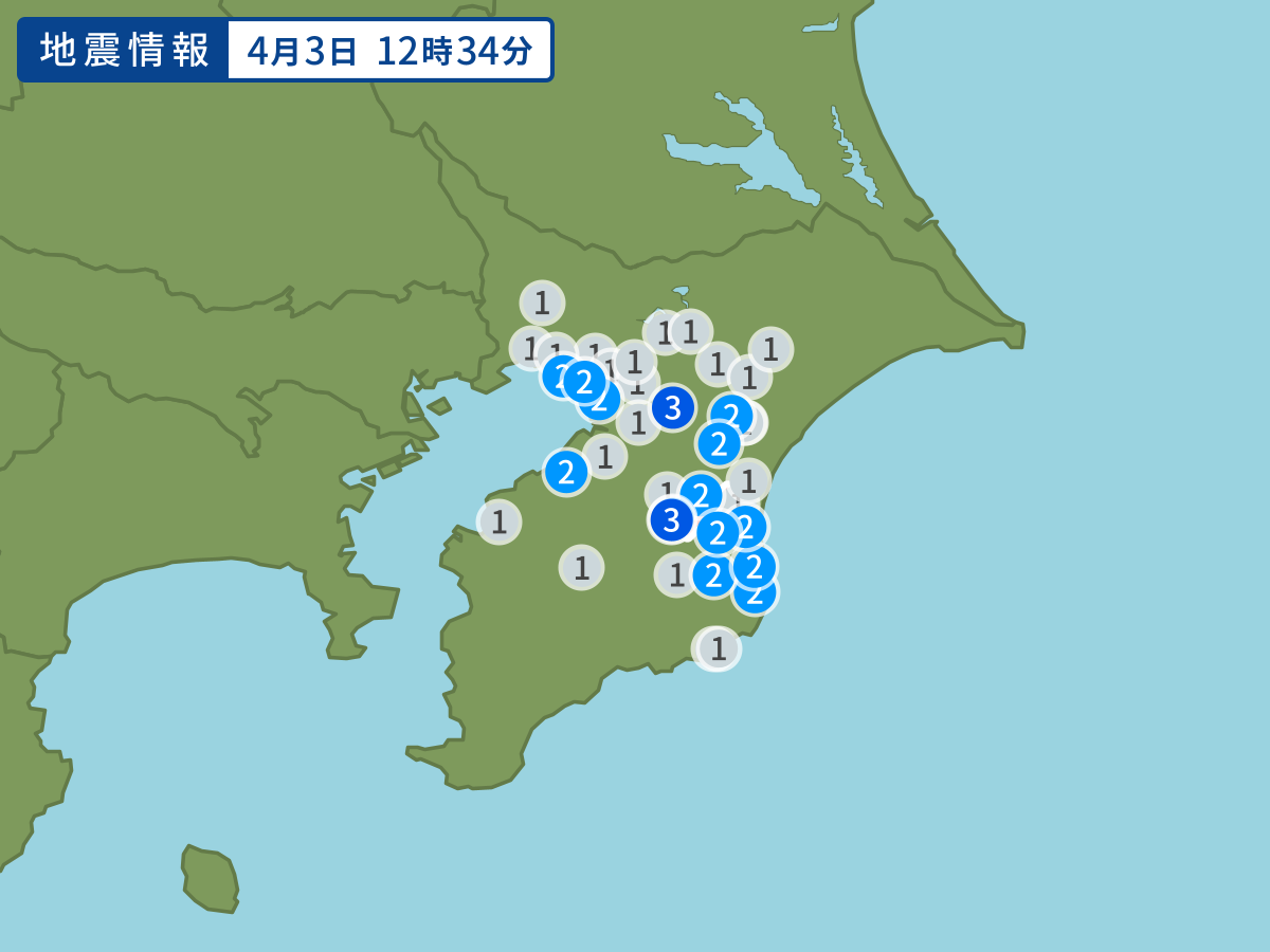 全地点の震度