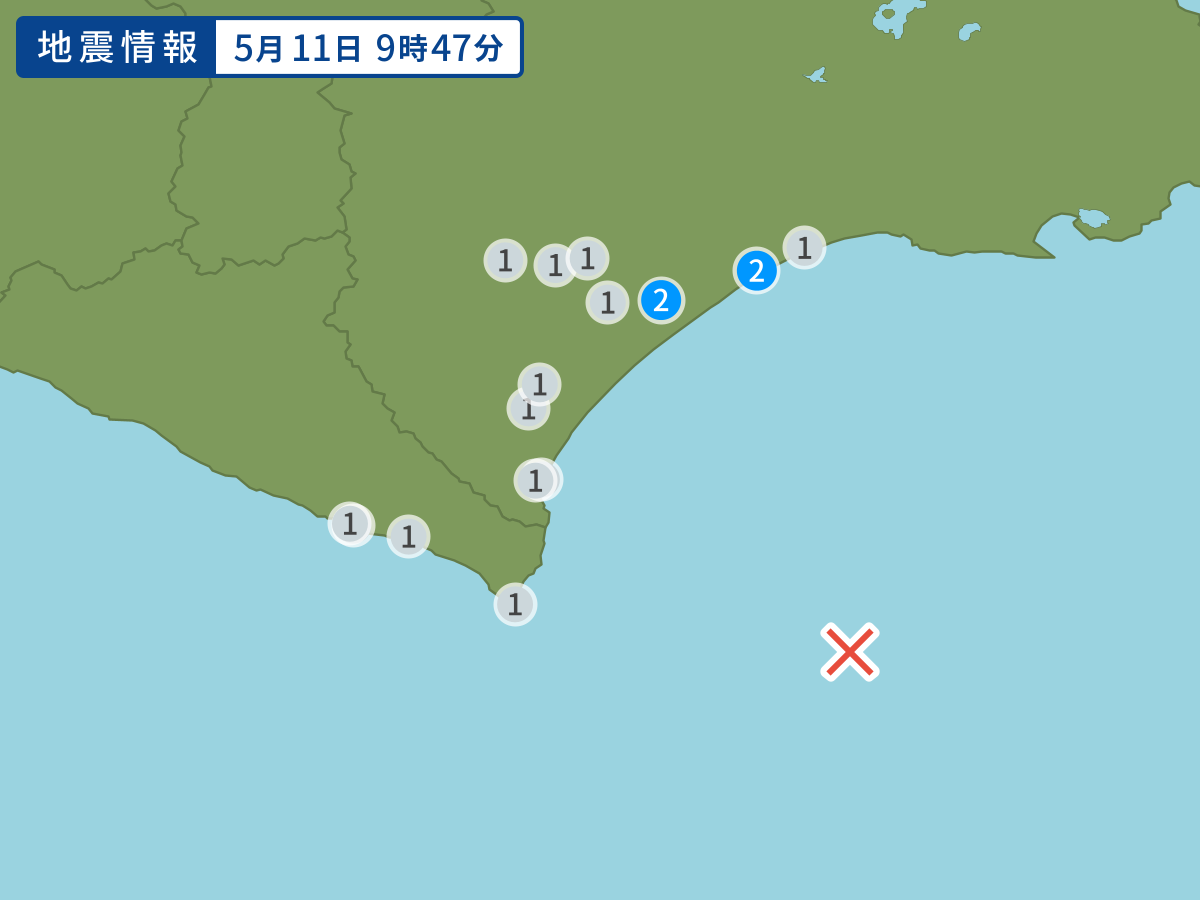 全地点の震度