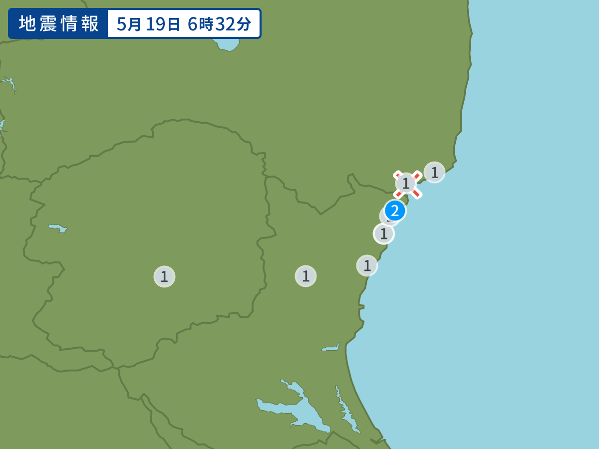 全地点の震度