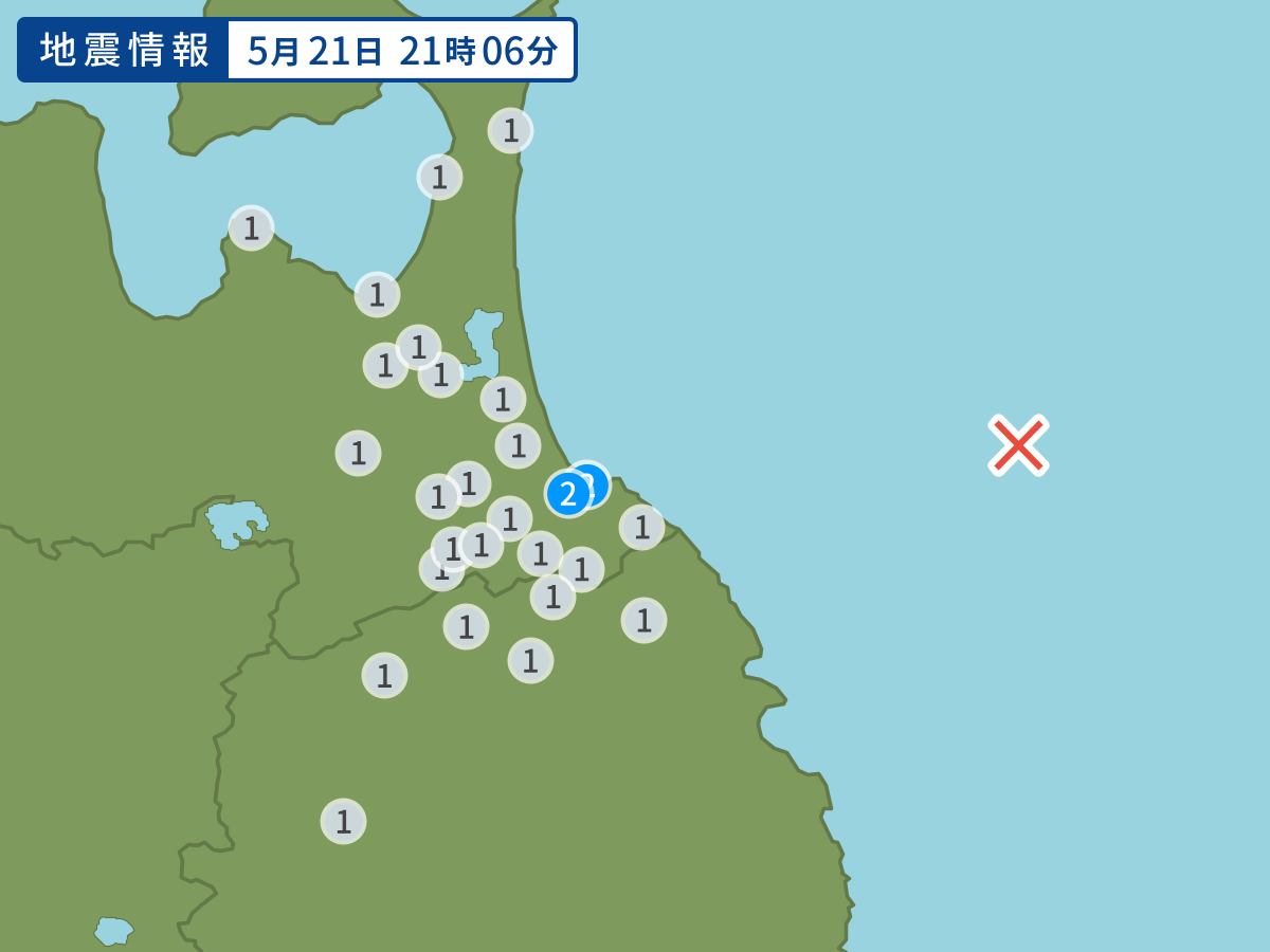 全地点の震度