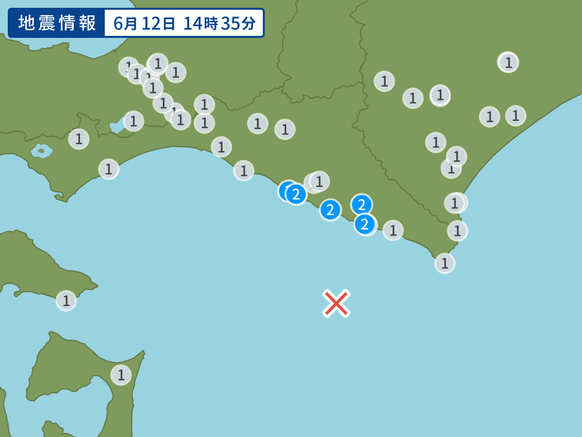 全地点の震度