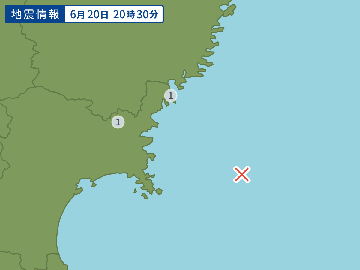 全地点の震度