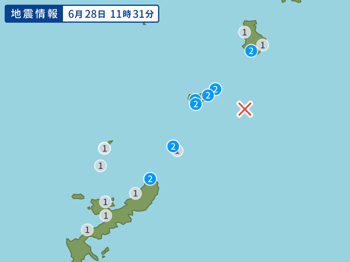 全地点の震度