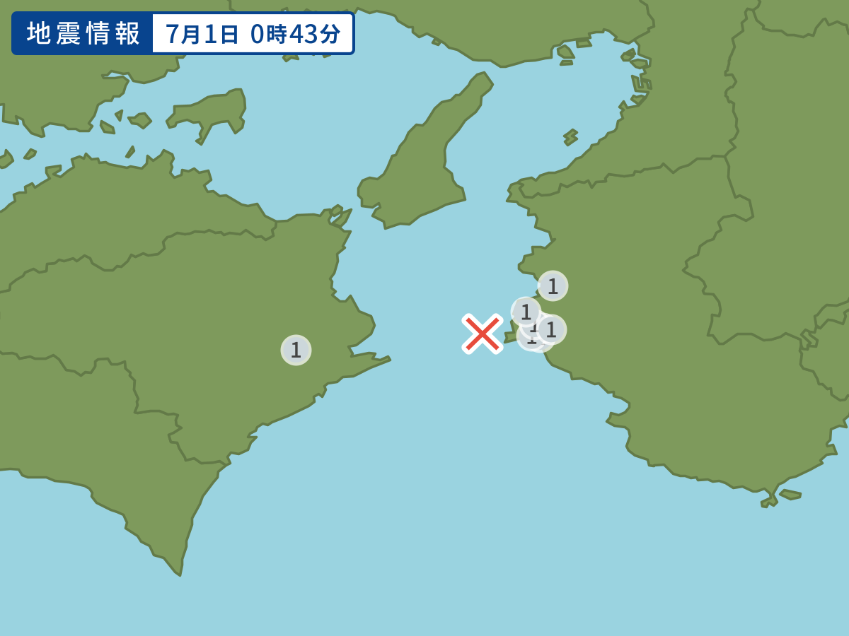 全地点の震度