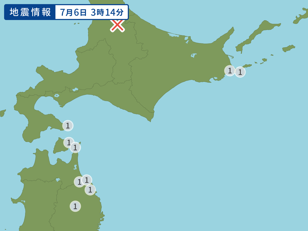 全地点の震度